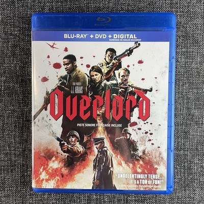Overlord (Blu-ray, 2018) Jovan Adepo Wyatt Russell  Disc Excellent Or NM