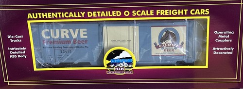 Coche refrigerador de cerveza curva MTH Premier 20-94468 #23415 escala O Altoona Brewing Co. | Zustand: New