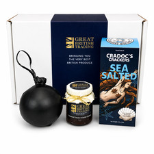 Shorrocks lancashire cheese bomb hamper with chutney and crackers- fathers day