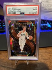 2024-25 Panini Select - Premier  Kyle Filipowski #170 Red Cracked Ice Prizm (RC)