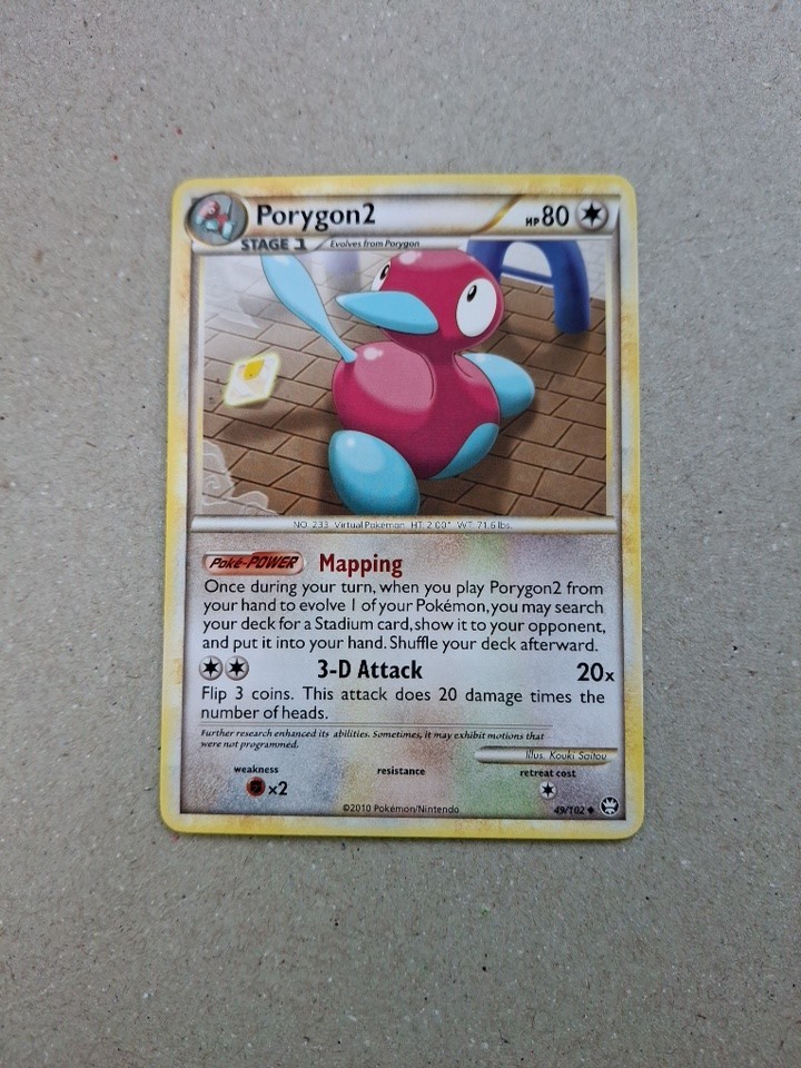 Porygon2 49/102 Triumphant 2010 Uncommon Pokemon Trading Card 