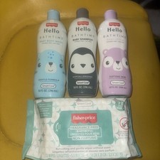 Fisher Price BathTime Set W/ Body wash,shampoo And Lotion And Even Wipes