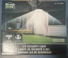 NIB Home Zone LED Security Light 240° Motion Detection 3000 Lumens