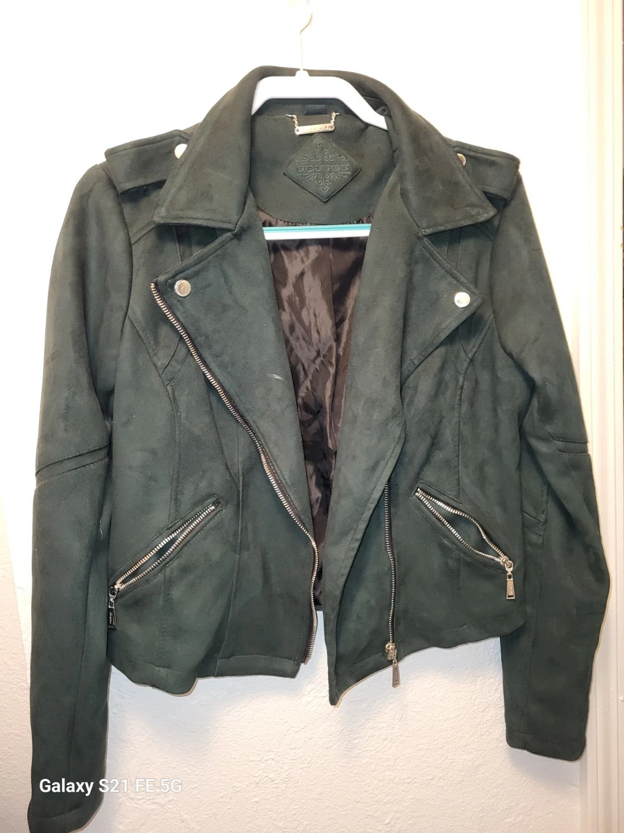 Green Coats, Jackets & Vests Suede Outer Shell for Women for sale