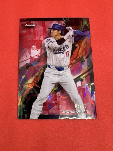 2024 Topps Finest - Shohei Ohtani #100 Red Refractor /10