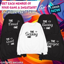 Funny Sibling Sweatshirt Set The Quiet Bossy Loud Sassy One Family Matching Gift