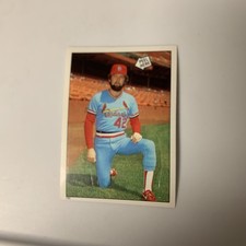 1985 Topps Peel and Stick Sticker Bruce Sutter St Louis Cardinals