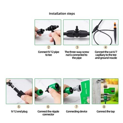 Automatic Plant Watering Controller Adjustable Timer Settings Water Efficient