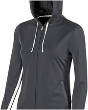 ASICS Women's Lani Hooded Workout Training Zip Jacket - Size Medium