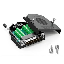 DB44 Solderless Connector Male RS232 DSUB Serial 44Pin Terminal Board Case