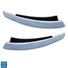 1970-72 Cutlass 442 Chrome Upper Rear Fender Moldings - Pair