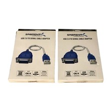 lot of 2 Sabrent CB-DB9P Serial Cable Adapter