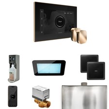 Mr. Steam XDRM2BKXPG XDream Max Steam Shower Control Package Black Polished Gold