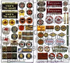 Blair Line 41 N Scale Auto/Oil Advertising Signs