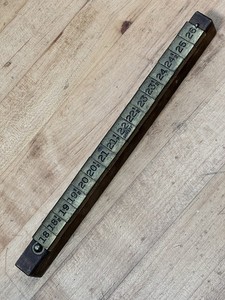 SCHAFF Piano Center Pin Case Wood & Brass Box Full of Brass Piano Center Pins