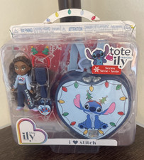 NEW Disney ILY 4Ever Tote Teenies I STITCH Mini Doll Purse Lilo Stitch C3
