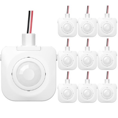 EverElectrix 10-Pack Ceiling Occupancy Motion Sensor, Passive Infrared