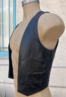 Mr. S Leather Bar Vest Size Medium Image San Francisco Vintage 1970's-80's BDSM