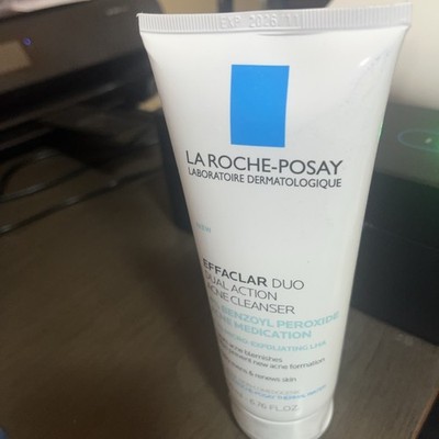 La Roche-Posay Effaclar Duo Dual Action Acne Cleanser 4% Benzoyl Peroxide 6.76oz