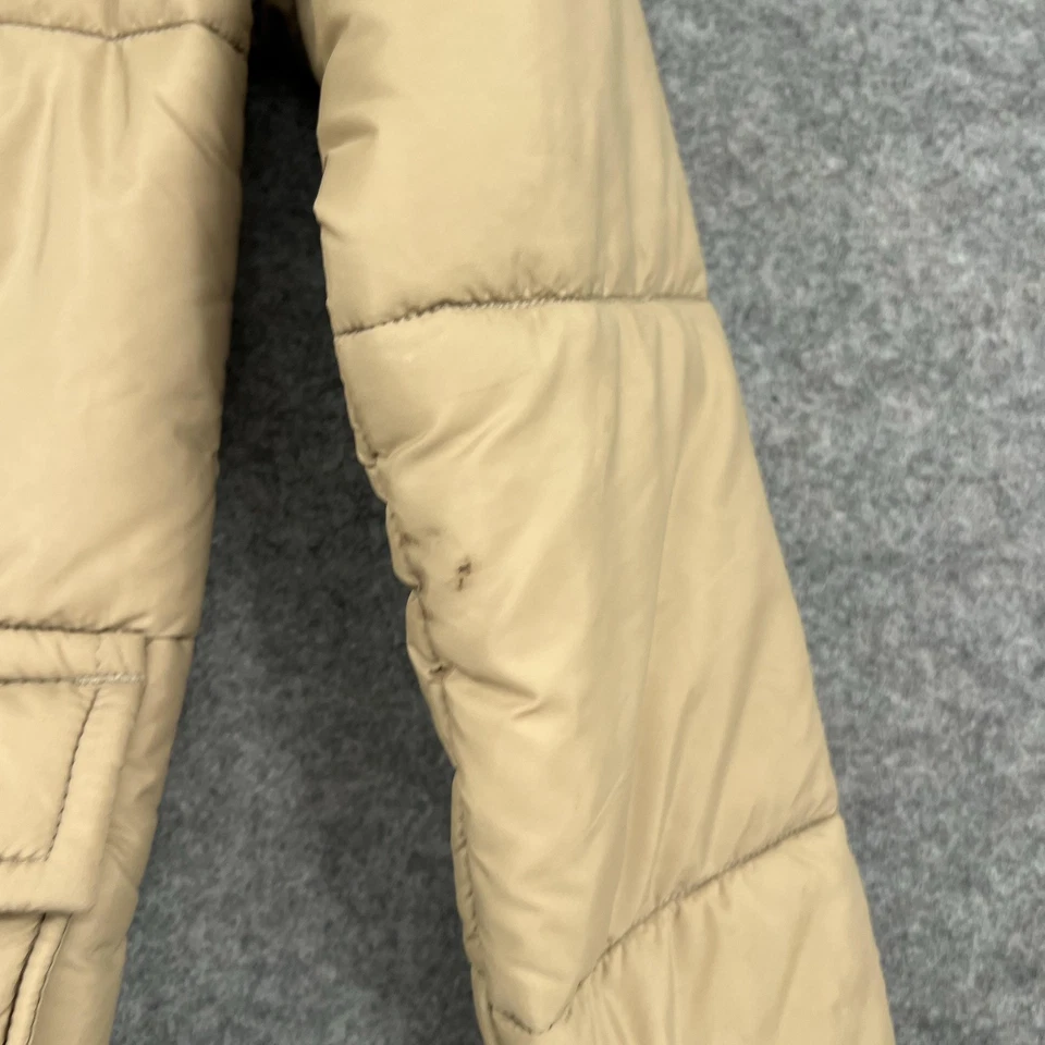 Vintage Walls Blizzard Pruf Jacket Mens X Small Tan Faux Fur Collar 70s - Image 4 of 4