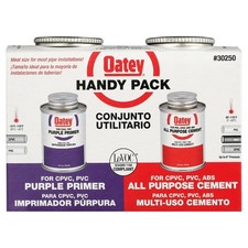 Oatey Pack Kit with 4 oz All-Purpose Cement and Primer Industrial Sealants