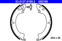 Hinterachse ATE 03.0137-0188.2 Bremsbackensatz FüR Mitsubishi