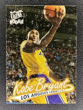 1996-97 Fleer Ultra Kobe Bryant Rookie Card RC #52 Los Angeles Lakers. rookie card picture