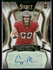 2023 Panini Select #RSI-CMA Cody Mauch Rookie Signatures White Prizm #/35
