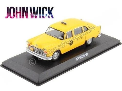 1974 Checker Motors Marathon A11 "John Wick" Amarillo 1:43 Greenlight 86607