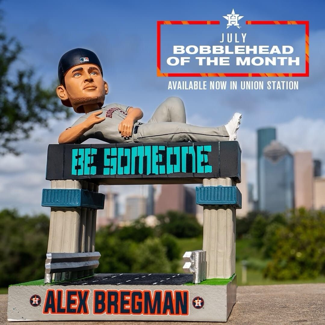 Alex Bregman Houston Astros Be Someone July 2021 Bobblehead Of The Month