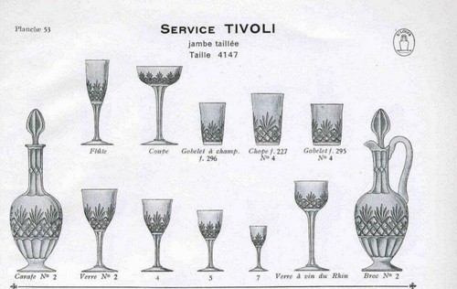ANCIENNE 1 CARAFE A VIN DIGESTIF CRISTAL TAILLE MASSENET SAPHO TIVOLI ST LOUIS - Bild 3 von 24