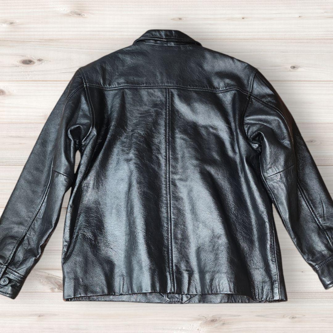 Gap Old Leather Jacket Single Vintage Cowhide XXL Men's