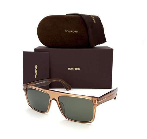 Tom Ford PHILIPPE FT0999 45N Transparent Brown / Dark Gray 58mm Sunglasses