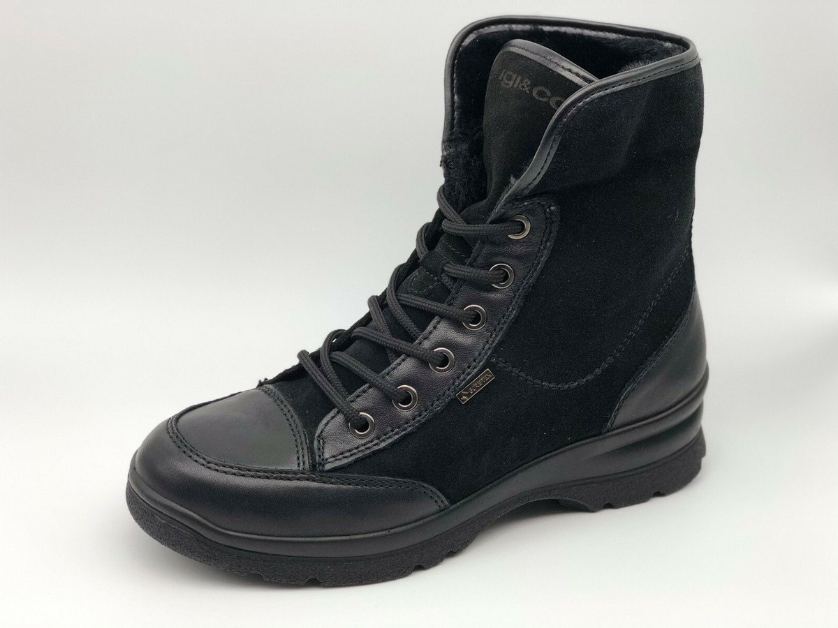 Scarponcini Igi&co 4159700 nero Gore-Tex interno in pelliccia