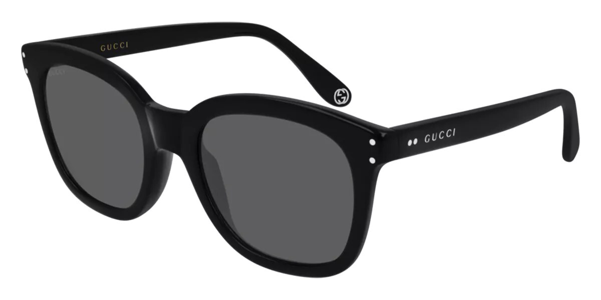 NEW Gucci Sunglasses GG0571S 001 Black /Grey Lens Square 52mm | eBay