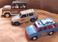 Vintage Tootsietoy LOT 1970's Metal Rover Highway patrol NICE 45