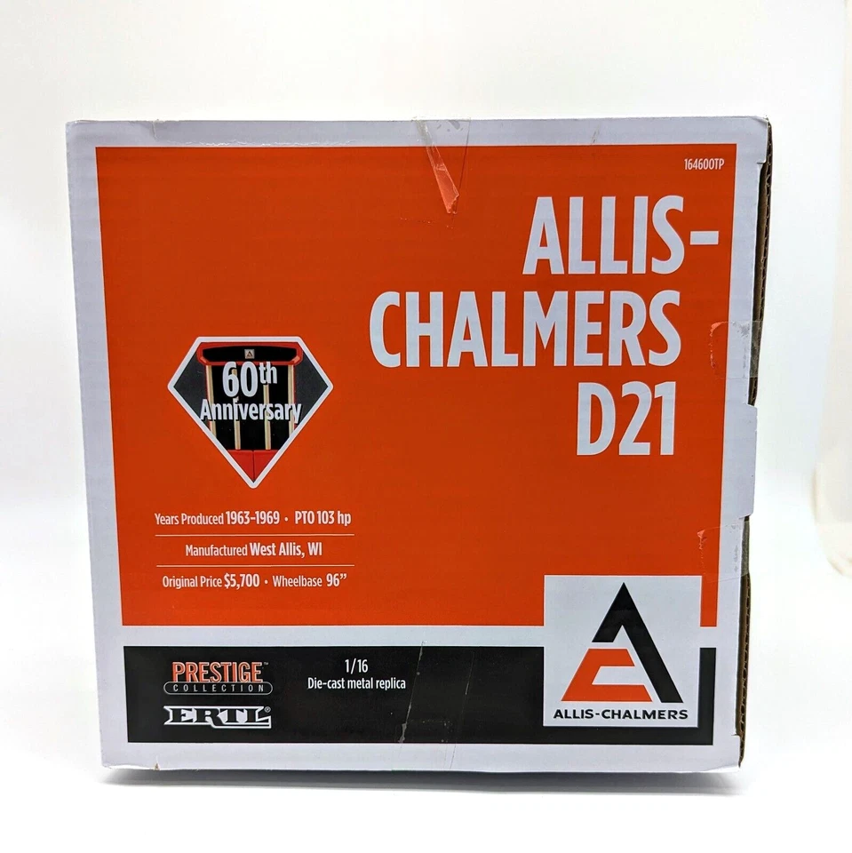 Tractor PRESTIGE 2023 ERTL 1/16 ALLIS-CHALMERS INDUSTRIAL AMARILLO D-21 Foto 3 de 4