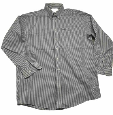 gold label men's dress shirts Mens Dress Shirt Gold Label Roundtree & Yorke Medium Beige Long Sleeve  Button Up