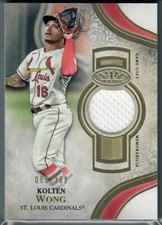 2021 Topps Tier One Kolten Wong Tier One Relic #d/399 SP Cardinals