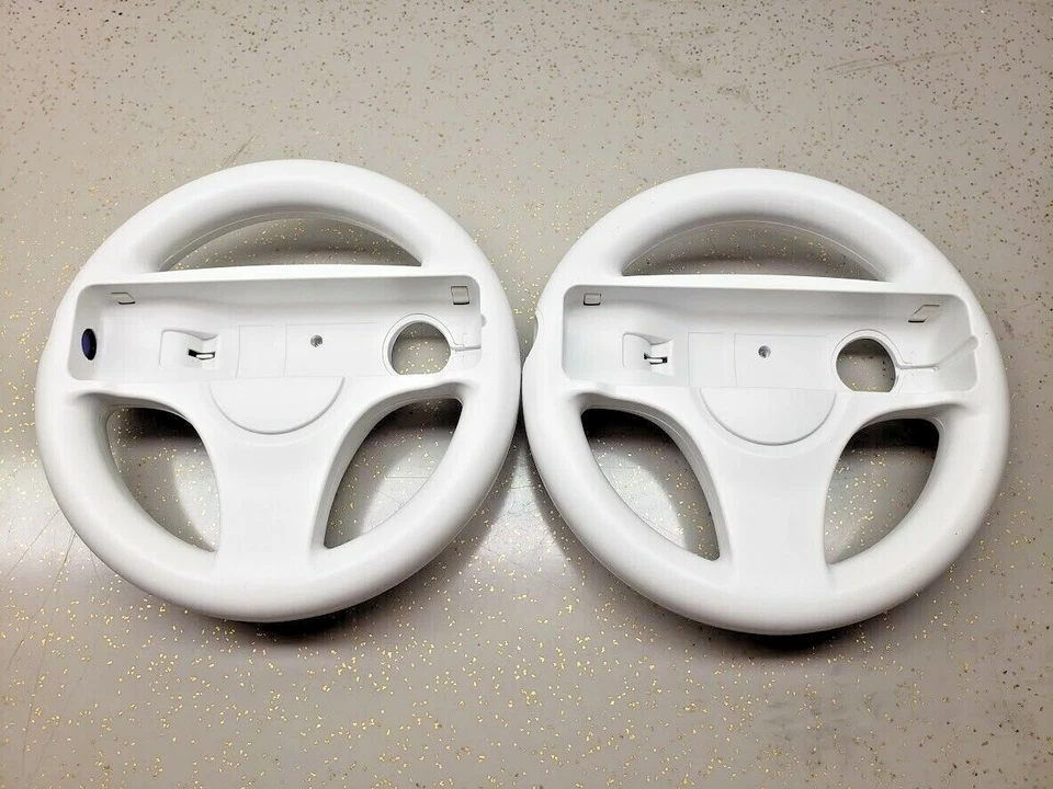 2 Pack Mario Kart Racing Steering Wheel for Nintendo Wii Remote Game Controller - Image 2 of 2