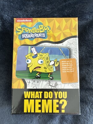 Viacom Nickelodeon SpongeBob SquarePants What Do You MEME? Card Game: NEW Sealed