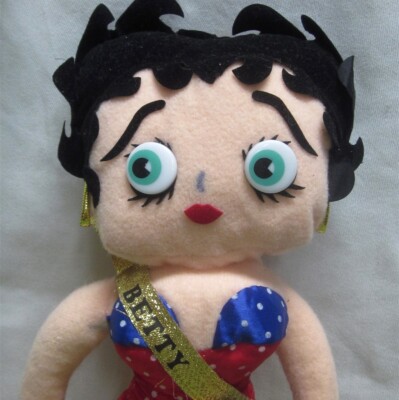 BETTY BOOP plush doll 1920s throwback sexy USA bathing-suit 1989
