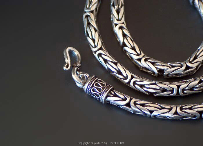 Sterling Silver Chain Flat Byzantine (8.5MM) – Genova Hawaiian Jewelry &  Pearls