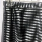 Women’s 8P Black White Checkered Pencil Skirt Straight With Back Slit — photo 3