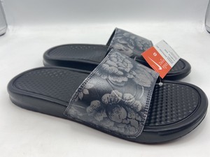 nike slides floral print