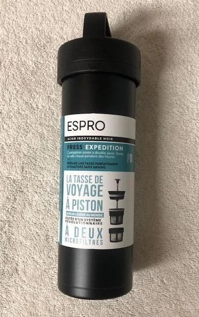 ESPRO P0 Ultralight French Press - Double Walled Stainless Steel Vacuum Insulate