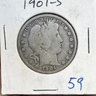 1901-S 50c Barber Half Dollar