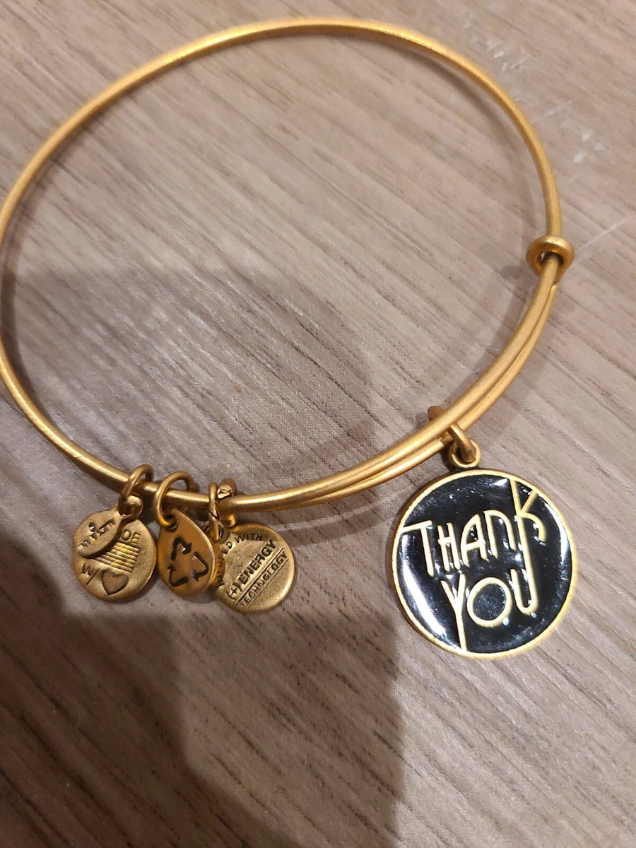 Thank you bracelet deals alex and ani