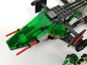 LEGO Space Police II 6897 Rebel Hunter Complete Spaceship Blacktron Prisoner