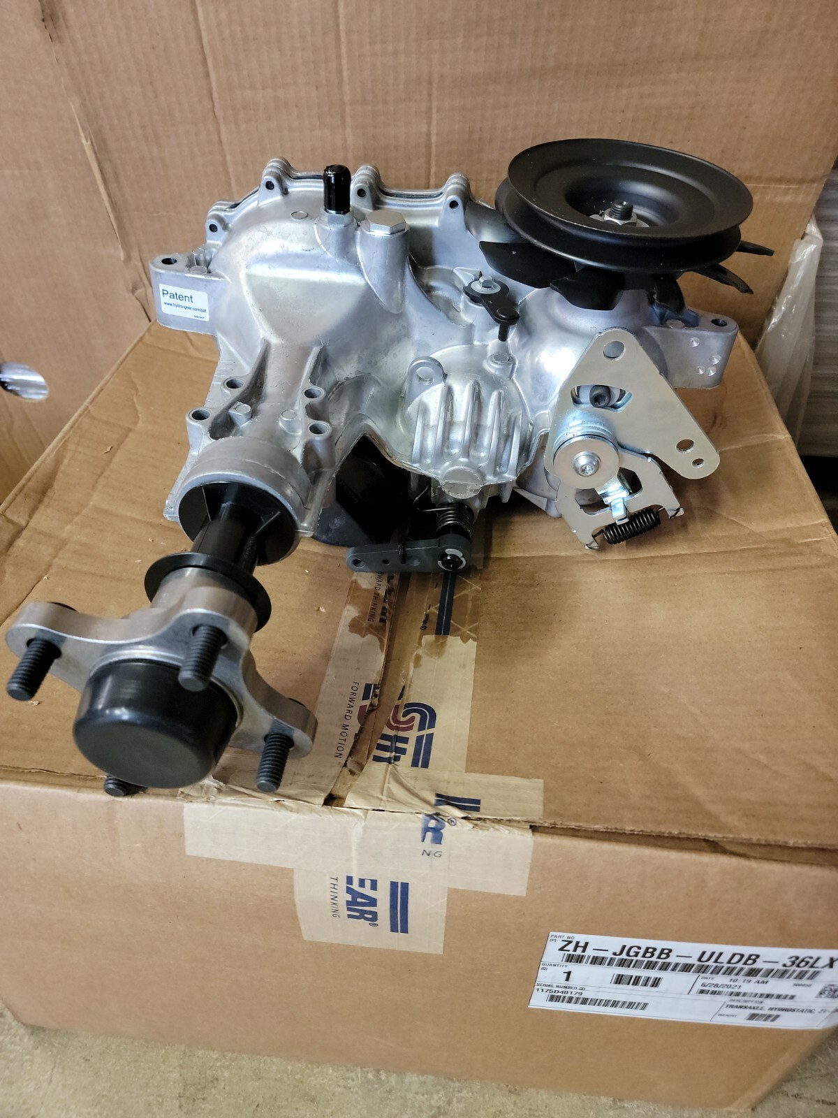 NEW Hydro Gear ZHJGBBULDB36LX OEM Right Transmission Transaxle RW